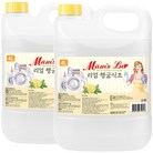 맘스럽 리얼 헹굼식초 4L 2개입 세탁물헹굼 섬유유연제 청소용 강력탈취 레몬 식초를 그대로 담았습니다