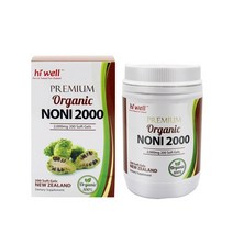 하이웰 프리미엄 오가닉 노니 2000mg 200캡슐 1개 (치약사은품증정)