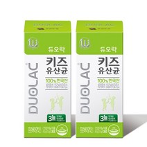 듀오락 키즈 유산균 프로바이오틱스 2통 60일분, 단품, 단품