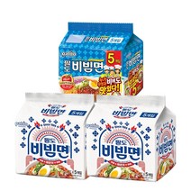 팔도 비빔면 매운맛(5입)X2개+비빔면(5입)X1개, 15개