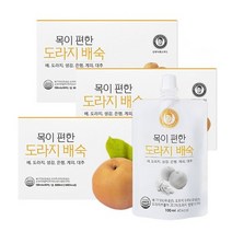 [김재식헬스푸드] 진한 배즙 국내산 도라지배숙 스파우트 100ml 90팩 (30팩 X 3박, 없음, 상세설명 참조, 3개