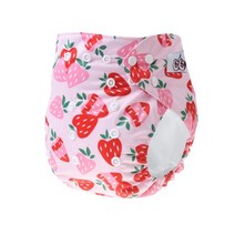 처비체리 천기저귀 커버 딸기에퐁당(Fraise Field)