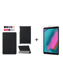 삼성전자 삼성 갤럭시탭A 8.0(2019)SM-P200 P205케이스+강화유리 무배, 핫핑크케이스+강화유리