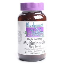 Bluebonnet 멀티 미네랄즈 플러스 보론 베지테리언 캡슐, 180개입, 1개, 180정