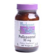 블루보넷 폴리코사놀 20mg 글루텐 프리 비건 베지캡슐, 60개입, 1개