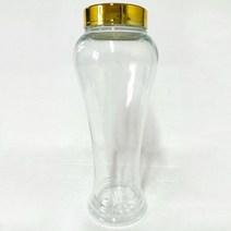 진성유리 백자 다이야 담금주병, 2.4L, 1개