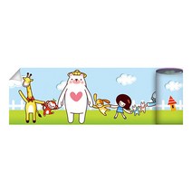 띠벽지스티커 MDS-202, 1개