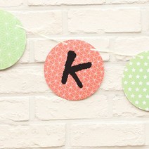 이니셜 스티커(소)_블랙 10개입, k, 2개