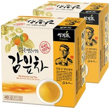 쌍계명차 김동곤 명인이 만든 감잎차, 1g, 80개
