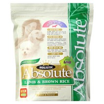 앱솔루트 홀리스틱 양고기와 현미 애견사료, 1.2kg, 1개, 양