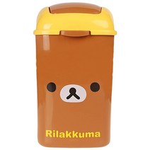 리락쿠마 사각 스윙 휴지통 4.5L, 본상품선택, 1개