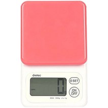 드레텍 디지털 전자 저울, 1kg, 핑크, KS-171PK