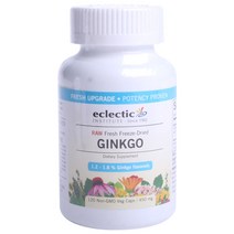 에클렉틱인스티튜트 로우 프레시 프리즈 드라이드 징코 450mg Non-GMO 베지 캡 비건, 120개입, 1개