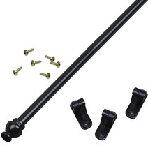 준앤컴파니 15mm 바란스 커튼봉 8호, 블랙