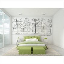 마르케디자인 포인트벽지3폭짜리1세트완제품, 27J402702