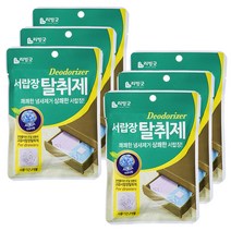 서랍장 탈취제 아쿠아향, 2g, 6개