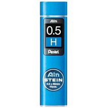 [문구살래]펜텔 아인슈타인 샤프심, 0.5 - H, 1개-, 0.5mm-H