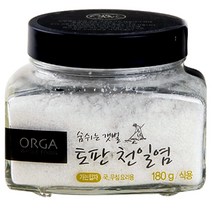 올가홀푸드 숨쉬는 갯벌 토판천일염, 가는입자, 180g, 1개