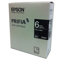 엡손 PRIFIA 라벨카트리지, SD6K, 8m