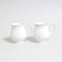 에슐리 머그화병 2p, 화이트