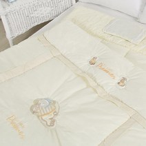 이지베이비 유아 프리미어 차렵이불 3종세트, 아이보리