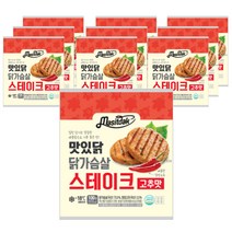 맛있닭 닭가슴살 스테이크 고추맛, 100g, 10팩