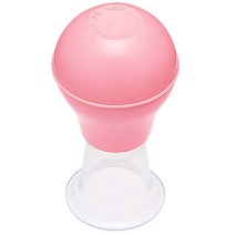 [아기함몰유두] 더블하트 편평 함몰유두용 수동식 흡인기, 분홍색, 1개