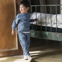 맘스메이드 아동용 NEW 맨투맨 레이어드 상하의 세트