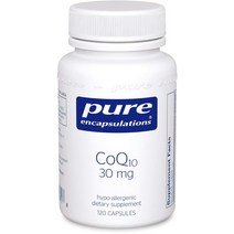 퓨어인캡슐레이션 CoQ10 30mg 캡슐 글루텐 프리, 120개입, 1개, 120정