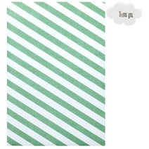 기프트백 20p + 스티커 20p 세트, 그린스트라이프, 1세트