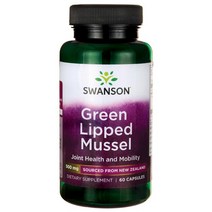 스완슨 뉴질랜드 초록입홍합 500mg 캡슐, 60개입, 1개, 60정