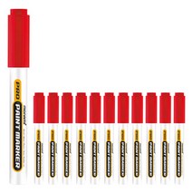 모나미 프로 페인트마카 빨강, 1색, 12개입