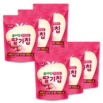 퓨어잇 동결건조 과일칩, 딸기, 6개