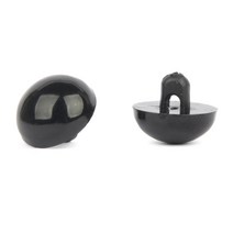 브랜드얀 고급 인형 눈알 단추형 12mm 2p, 검정, 50세트