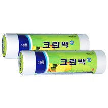 크린랲 크린랩 일회용 롤백 주방용 롤타입 증정 롤형 30 x 40 x 500매, 2개