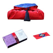 팔복상회 현금 예단세트 청홍, 신랑(봉채) 2색함 / 예단보 홍색 추가