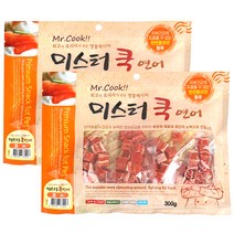 미스터 쿡 강아지 간식 큐브, 연어, 2개입