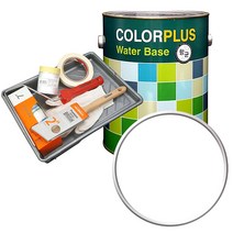 [노루표페인트순수] 노루페인트 친환경 수성 순수 페인트 4L 조색모음, 백색