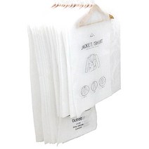 가쯔 화이트 베이직 옷커버 양복 10p + 코트 5p, 1세트