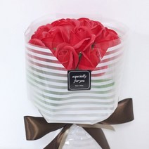 블랙앤화이트 2018 졸업식 재롱잔치 꽃다발, 모던(12송이)-레드