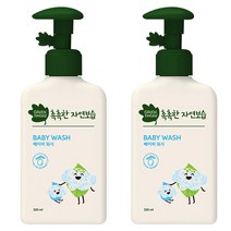 그린핑거 촉촉한 자연보습 베이비 워시, 320ml, 2개