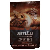 아미오 그레인프리 키튼&어덜트 고양이 사료, 닭, 1개, 5.4kg