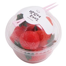 D-7 210ml 투명 다용도 디저트컵 데코SET 맛있게드세요캔디팝 + 칼라미니포크(랜덤) 각 50개, 1개입