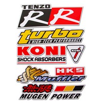 티몰 3D입체 차량용 스포츠 패션 스티커 로고 베이비 C. C12. 로고모음02(반사), C11. 로고모음01(반사), 1개