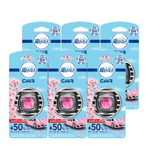 페브리즈 차량용 향긋한 봄꽃향 2ml, 6개입, 1개