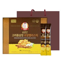 정원삼 6년근 고려홍삼정 로얄젤리스틱   쇼핑백, 10g, 1세트