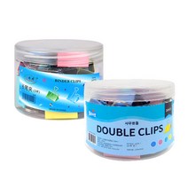 블루마토 더블클립 집게6 NO.155 32mm 4컬러 24p, 2개
