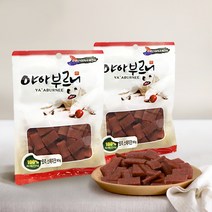 야아부르니 국내산 강아지 수제간식, 오리스테이크, 2개