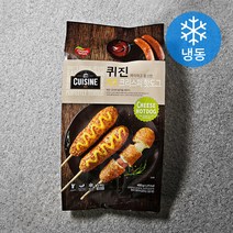 동원에프앤비 퀴진 치즈 크리스피 핫도그 (냉동), 400g, 1개