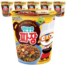 팔도 뽀로로 짜장 컵라면, 6개